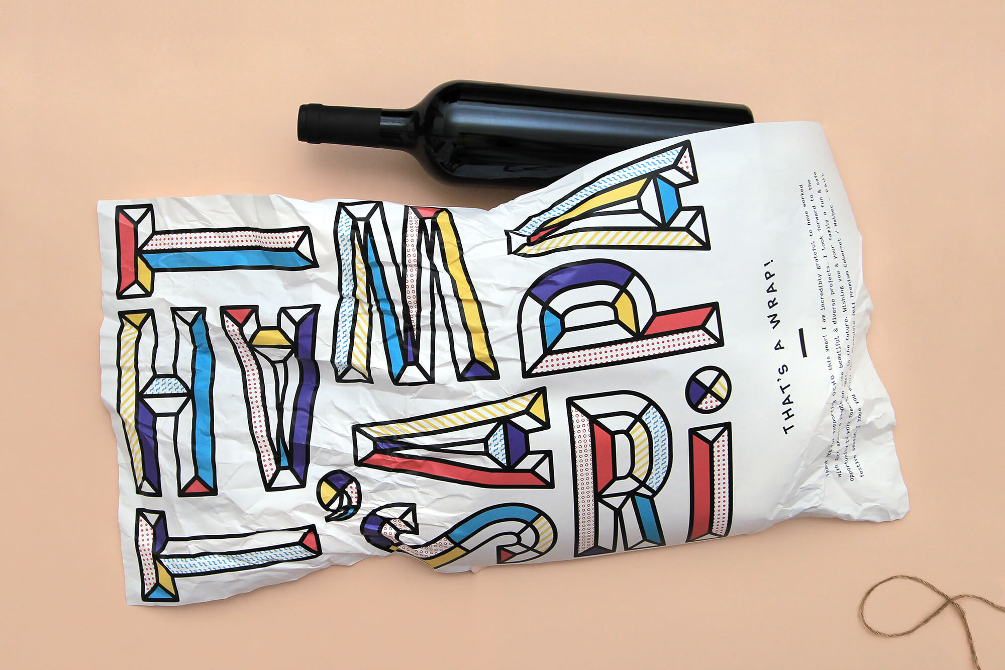 That's a wrap typography