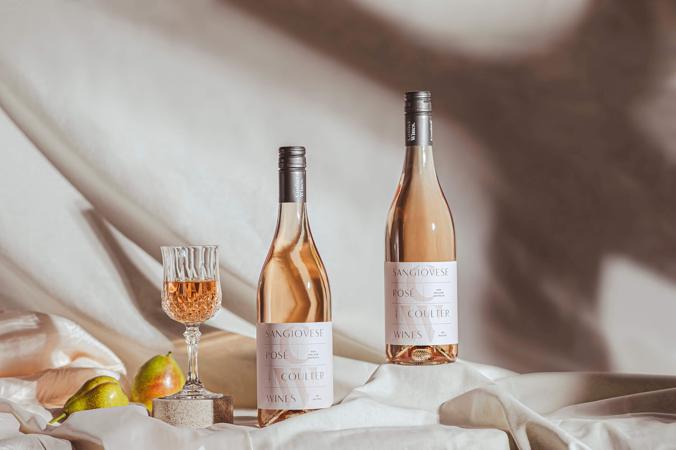 Coulter Wines wine product photography