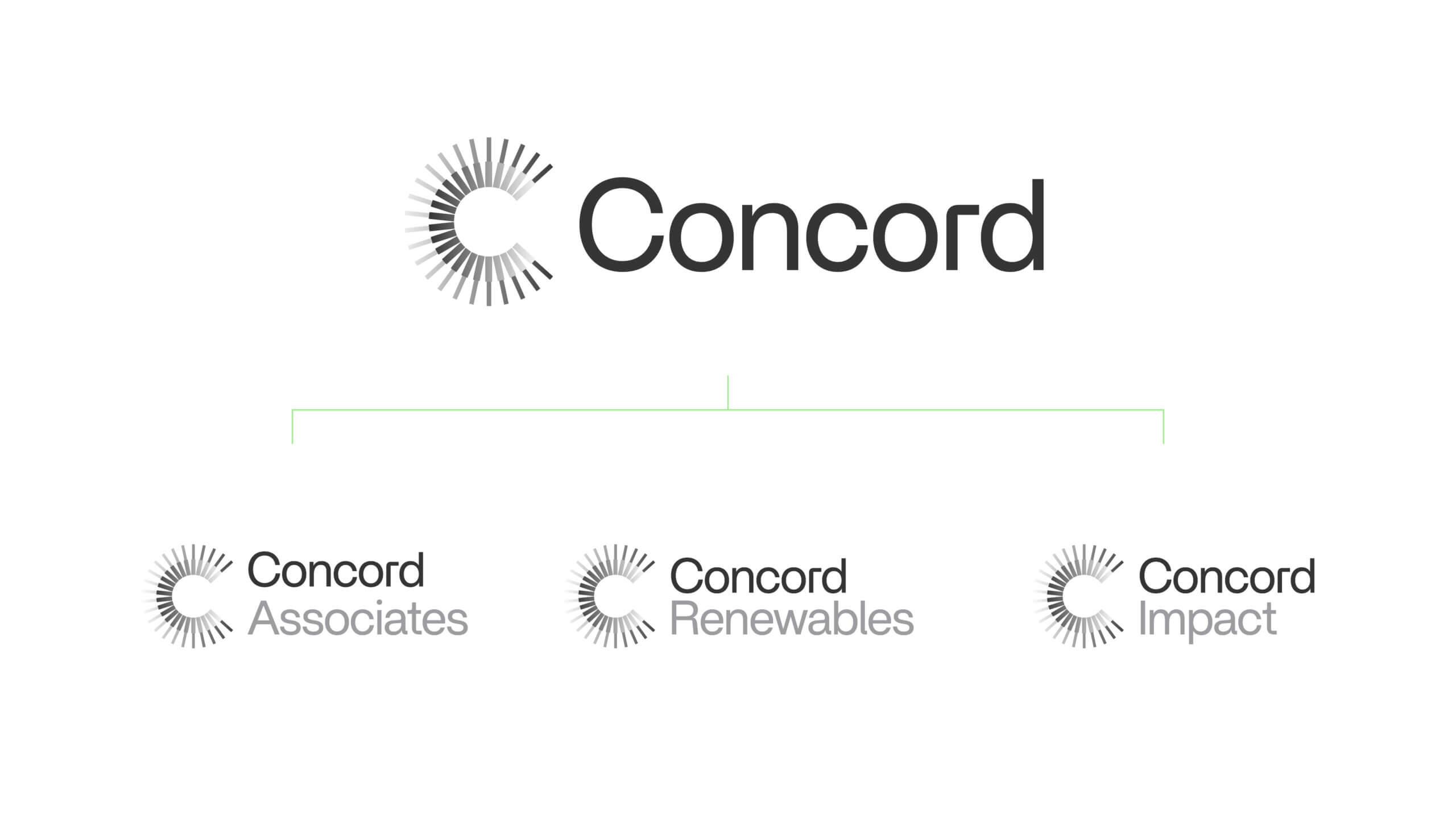 brand hierarchy layout for decarbonisation advisory